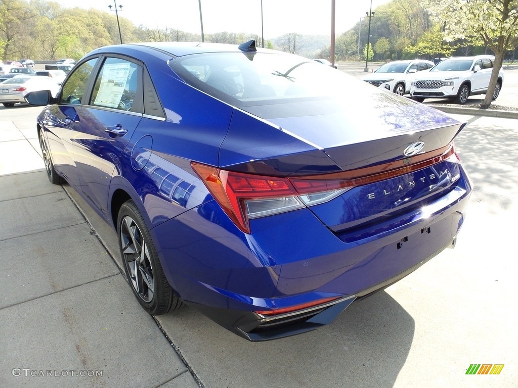 2023 Elantra Limited - Intense Blue / Black photo #5