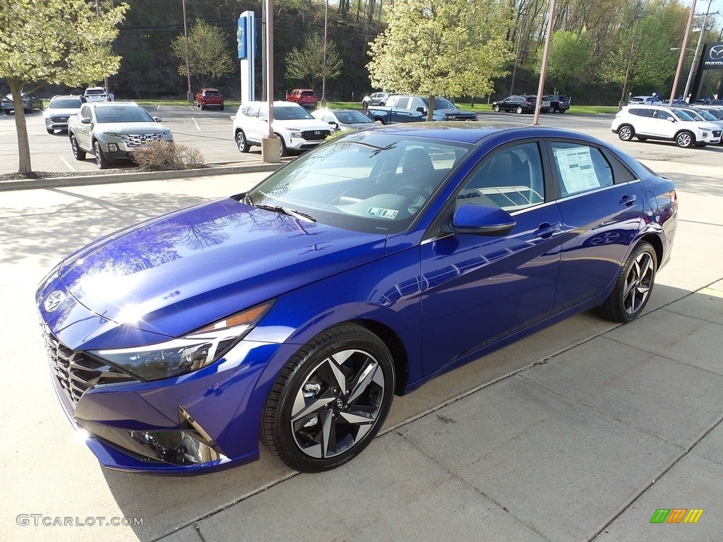 2023 Elantra Limited - Intense Blue / Black photo #7