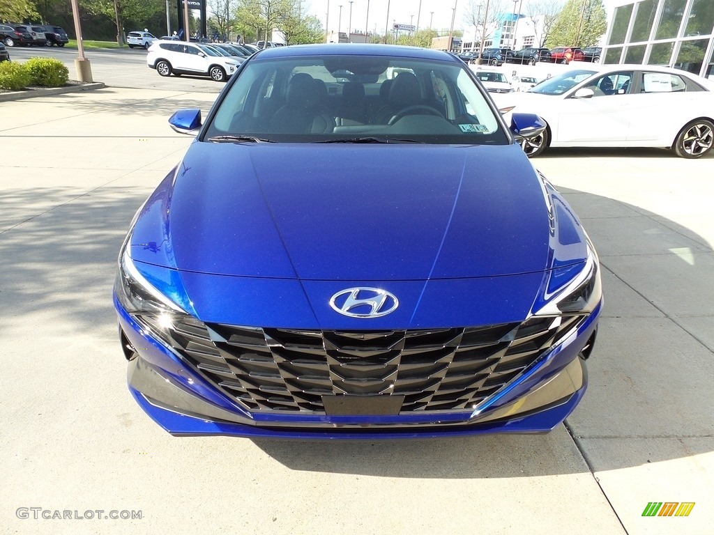 2023 Elantra Limited - Intense Blue / Black photo #8
