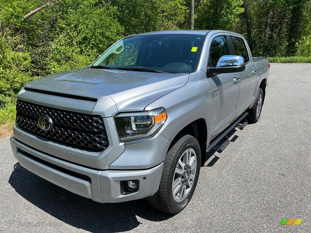 2021 Tundra Platinum CrewMax 4x4 - Silver Sky Metallic / Black photo #2