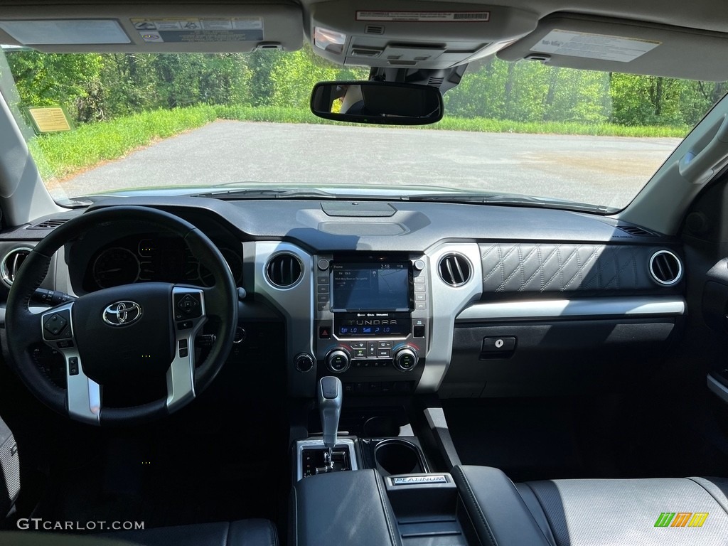 2021 Tundra Platinum CrewMax 4x4 - Silver Sky Metallic / Black photo #17