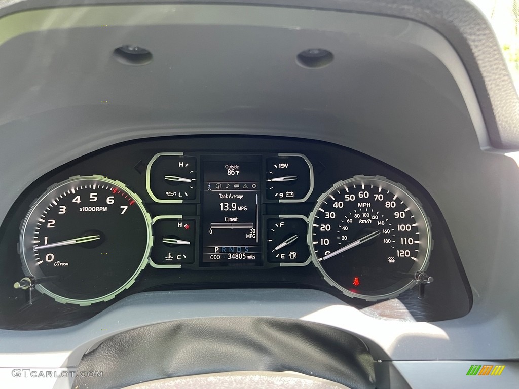 2021 Tundra Platinum CrewMax 4x4 - Silver Sky Metallic / Black photo #23