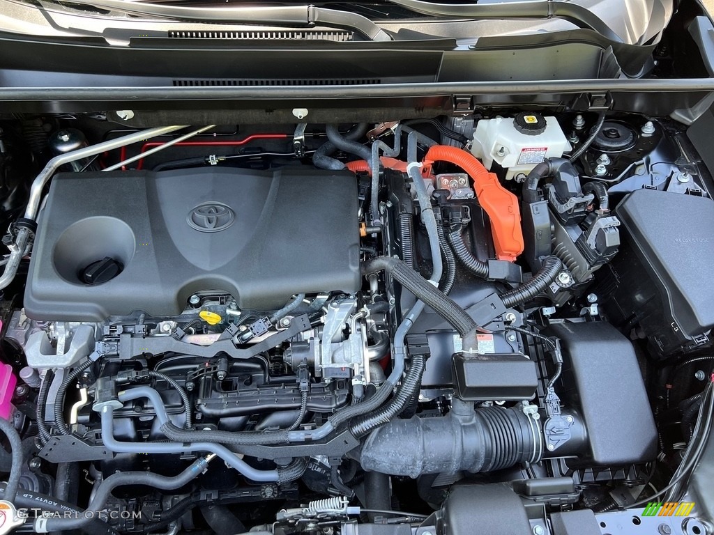 2021 RAV4 XLE AWD Hybrid - Midnight Black Metallic / Black photo #9