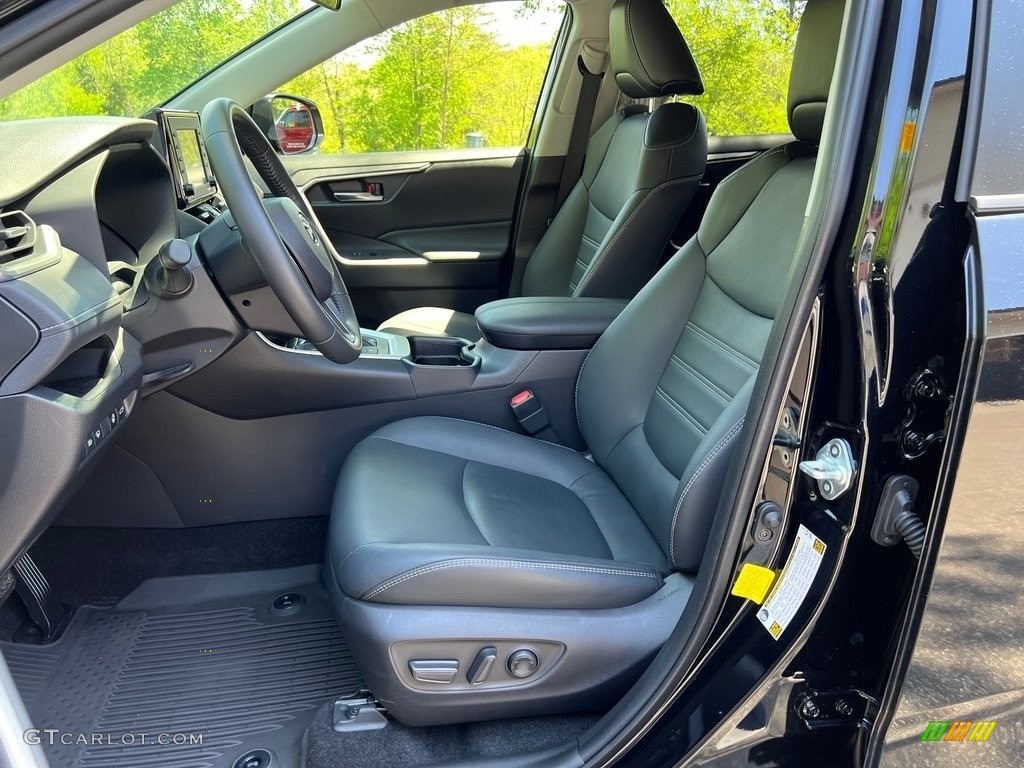 2021 RAV4 XLE AWD Hybrid - Midnight Black Metallic / Black photo #10