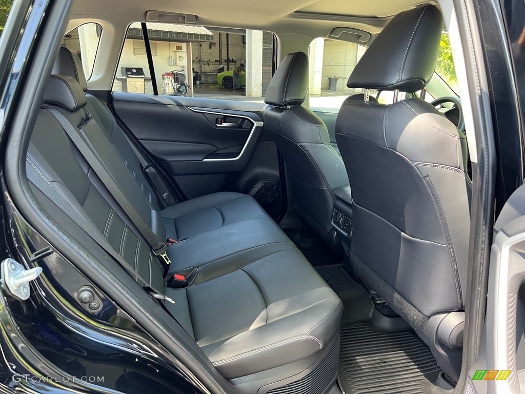 2021 RAV4 XLE AWD Hybrid - Midnight Black Metallic / Black photo #14