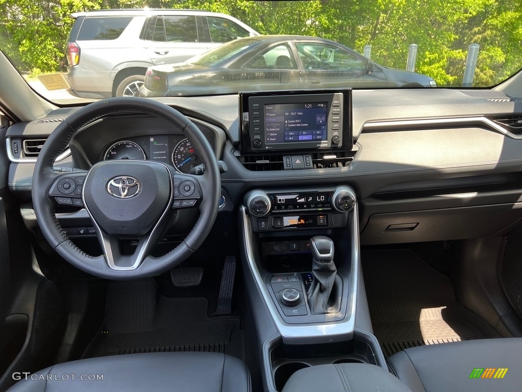 2021 RAV4 XLE AWD Hybrid - Midnight Black Metallic / Black photo #16
