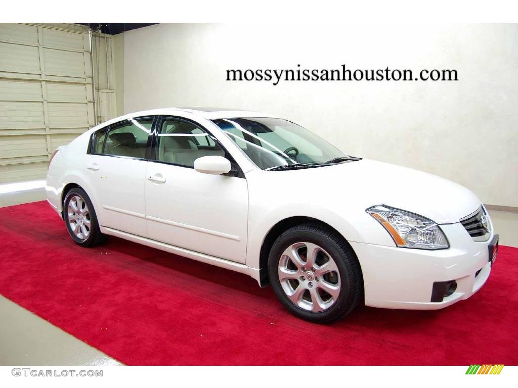 Winter Frost Pearl Nissan Maxima