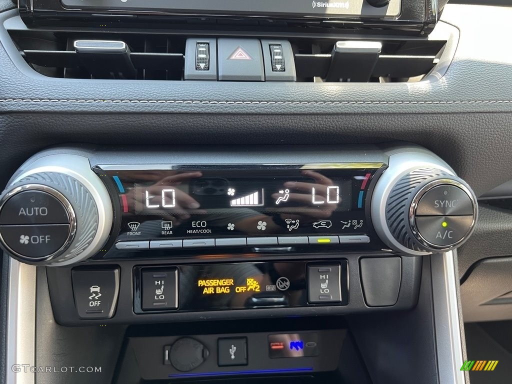 2021 RAV4 XLE AWD Hybrid - Midnight Black Metallic / Black photo #22