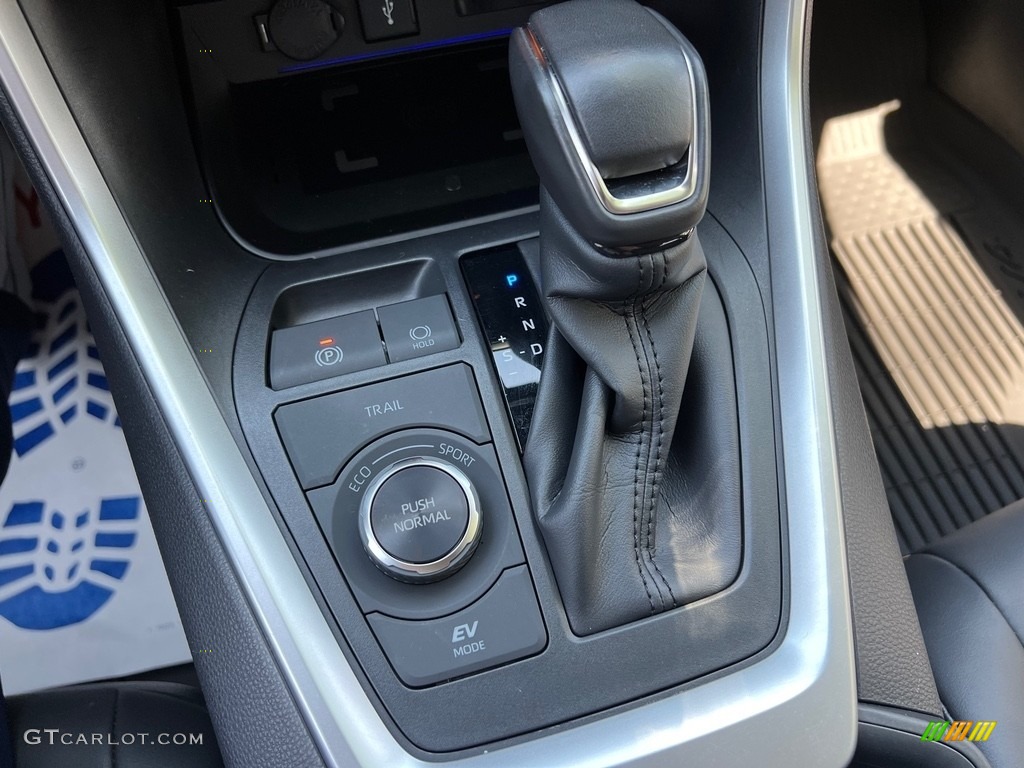 2021 RAV4 XLE AWD Hybrid - Midnight Black Metallic / Black photo #24