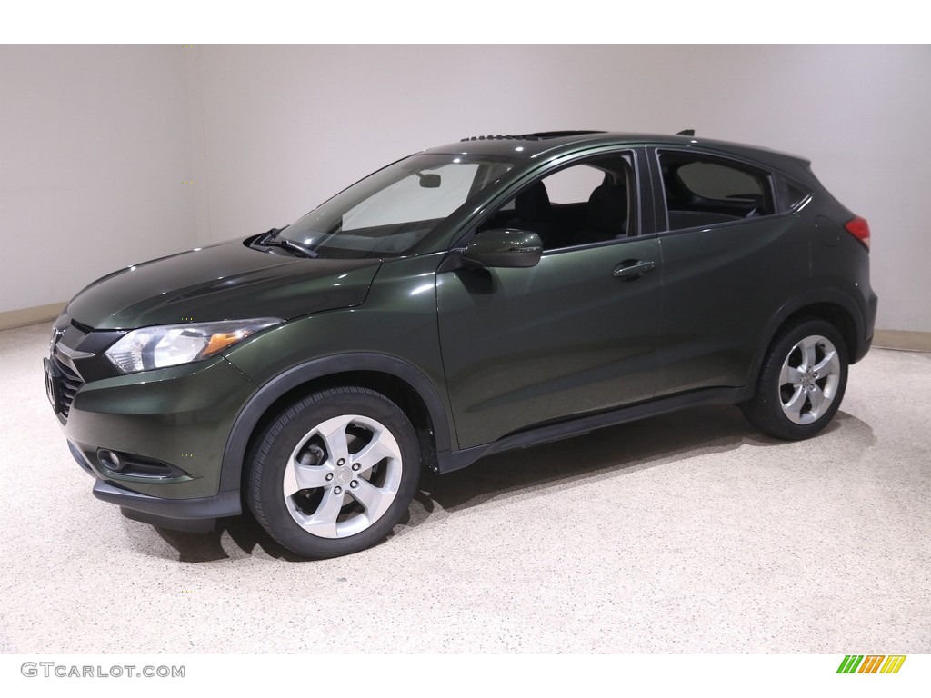 Misty Green Pearl 2016 Honda HR-V EX AWD Exterior Photo #145991119