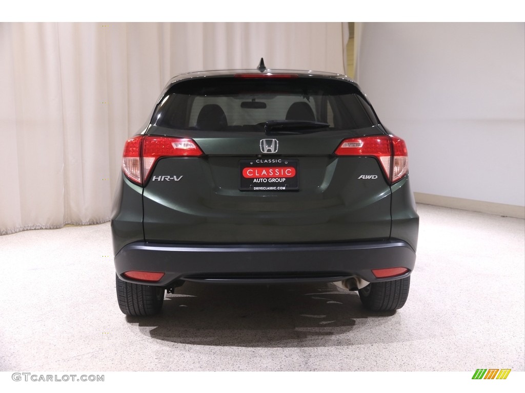 2016 HR-V EX AWD - Misty Green Pearl / Black photo #18