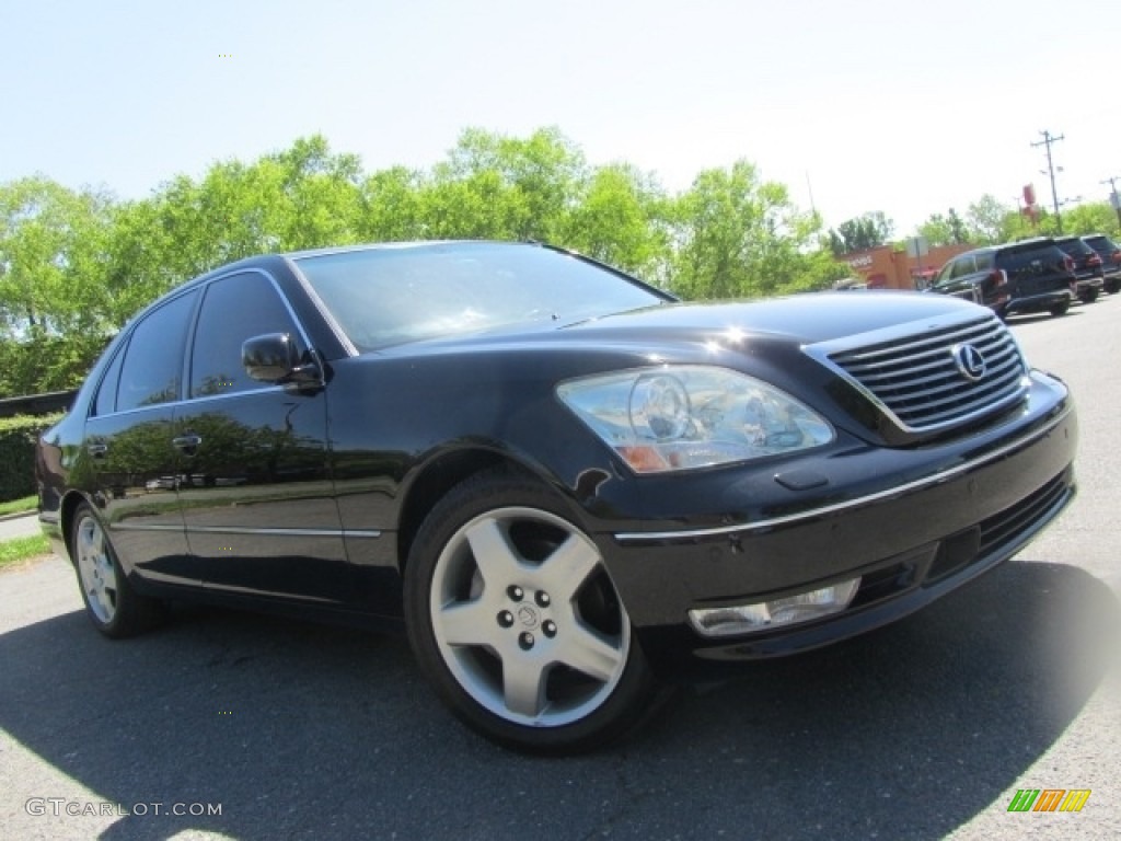 2005 LS 430 Sedan - Black Onyx / Black photo #1