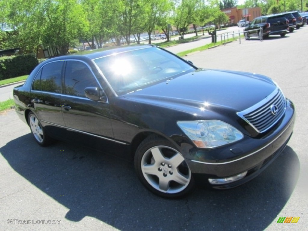 2005 LS 430 Sedan - Black Onyx / Black photo #3