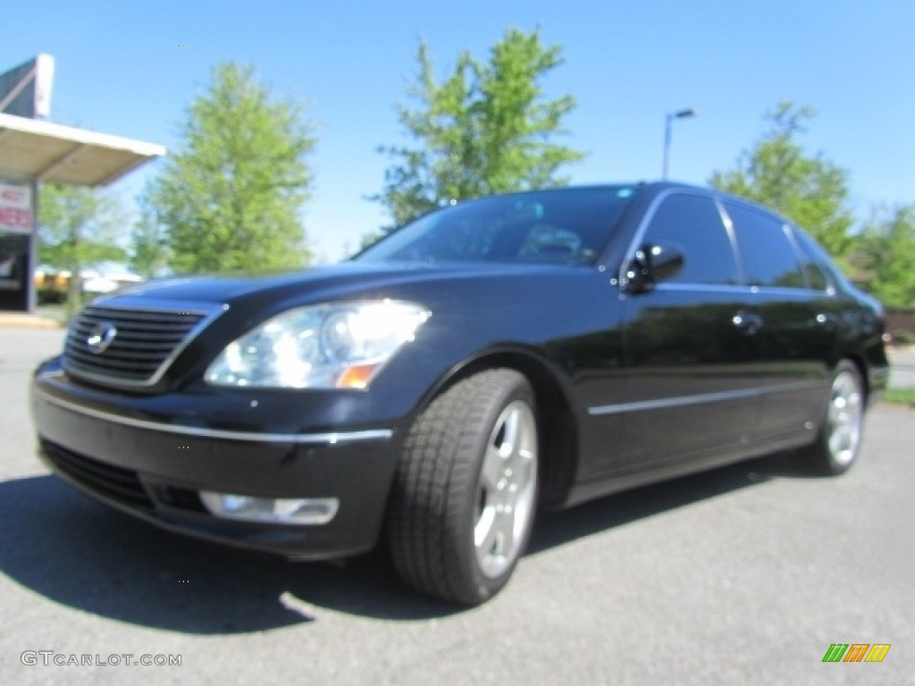 2005 LS 430 Sedan - Black Onyx / Black photo #6
