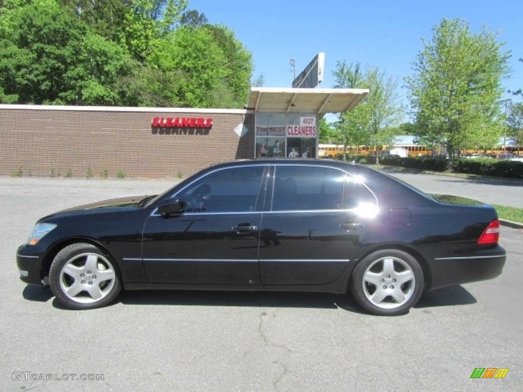 2005 LS 430 Sedan - Black Onyx / Black photo #7