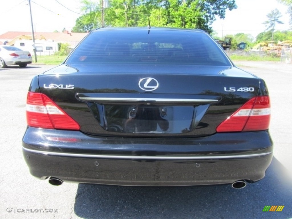2005 LS 430 Sedan - Black Onyx / Black photo #9