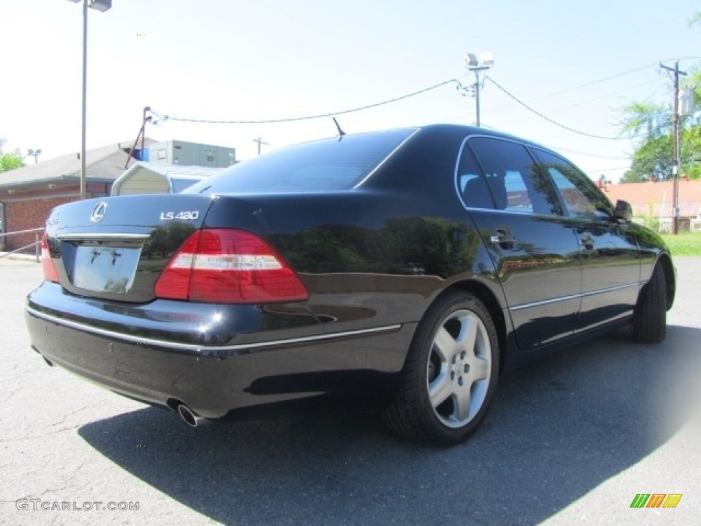 2005 LS 430 Sedan - Black Onyx / Black photo #10