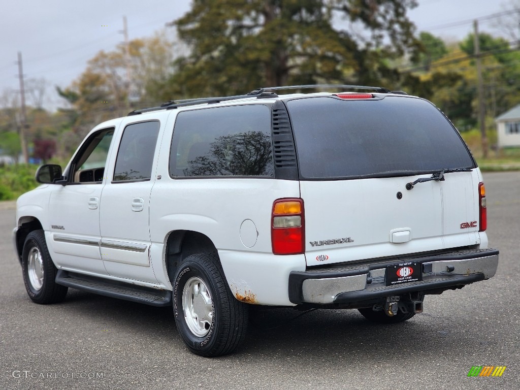 2003 Yukon XL SLT 4x4 - Summit White / Neutral/Shale photo #5