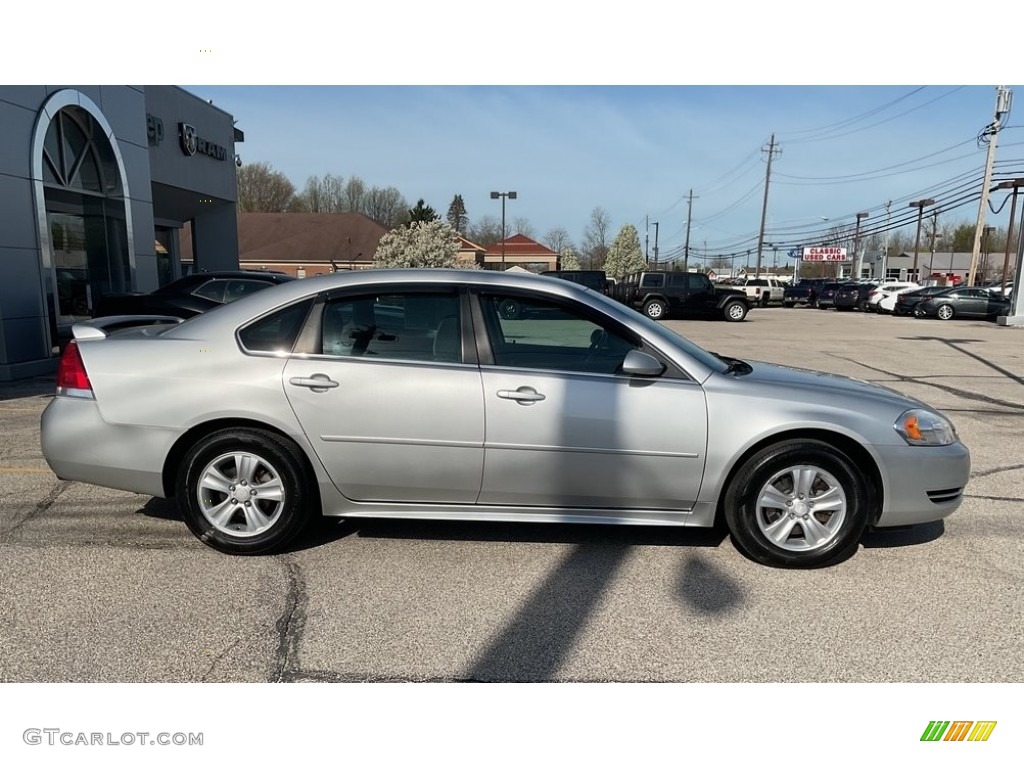 2012 Impala LS - Silver Ice Metallic / Ebony photo #9