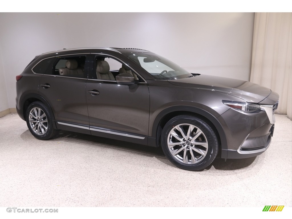 2017 CX-9 Grand Touring AWD - Titanium Flash Mica / Sand photo #1