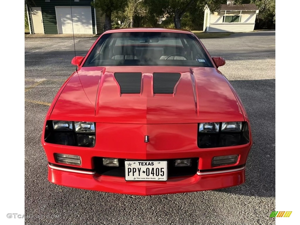 1989 Camaro IROC-Z Coupe - Bright Red / Gray photo #9