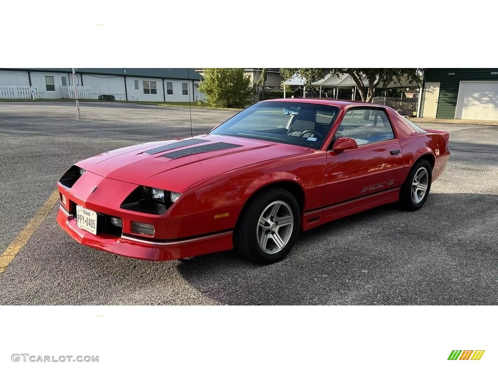 1989 Camaro IROC-Z Coupe - Bright Red / Gray photo #19