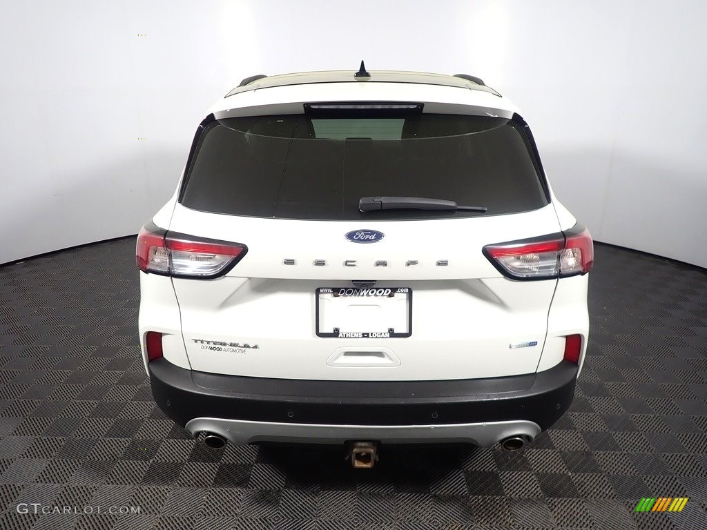 2020 Escape Titanium 4WD - Star White Metallic Tri-Coat / Ebony Black photo #14