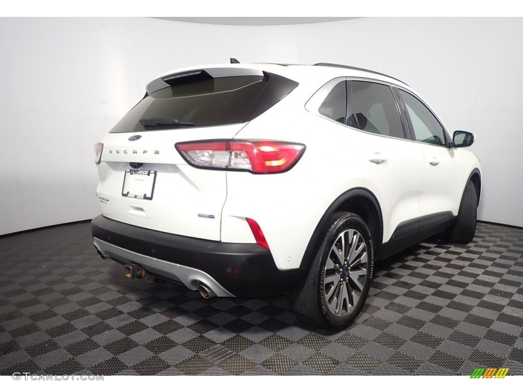2020 Escape Titanium 4WD - Star White Metallic Tri-Coat / Ebony Black photo #17
