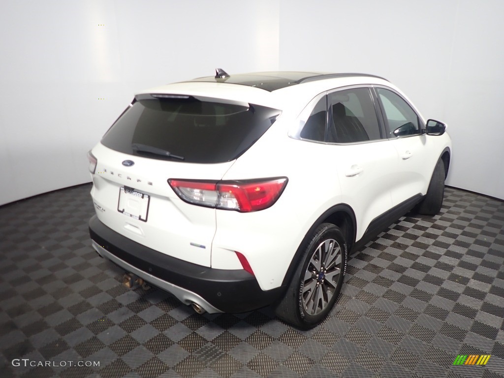 2020 Escape Titanium 4WD - Star White Metallic Tri-Coat / Ebony Black photo #18