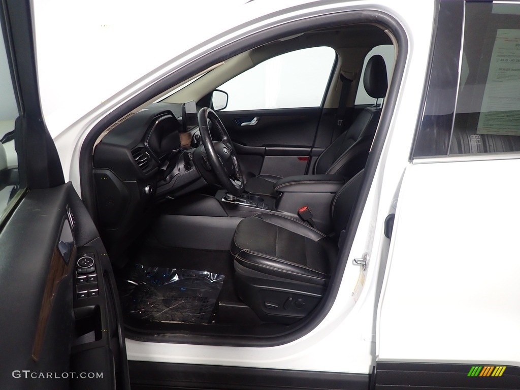 2020 Escape Titanium 4WD - Star White Metallic Tri-Coat / Ebony Black photo #22