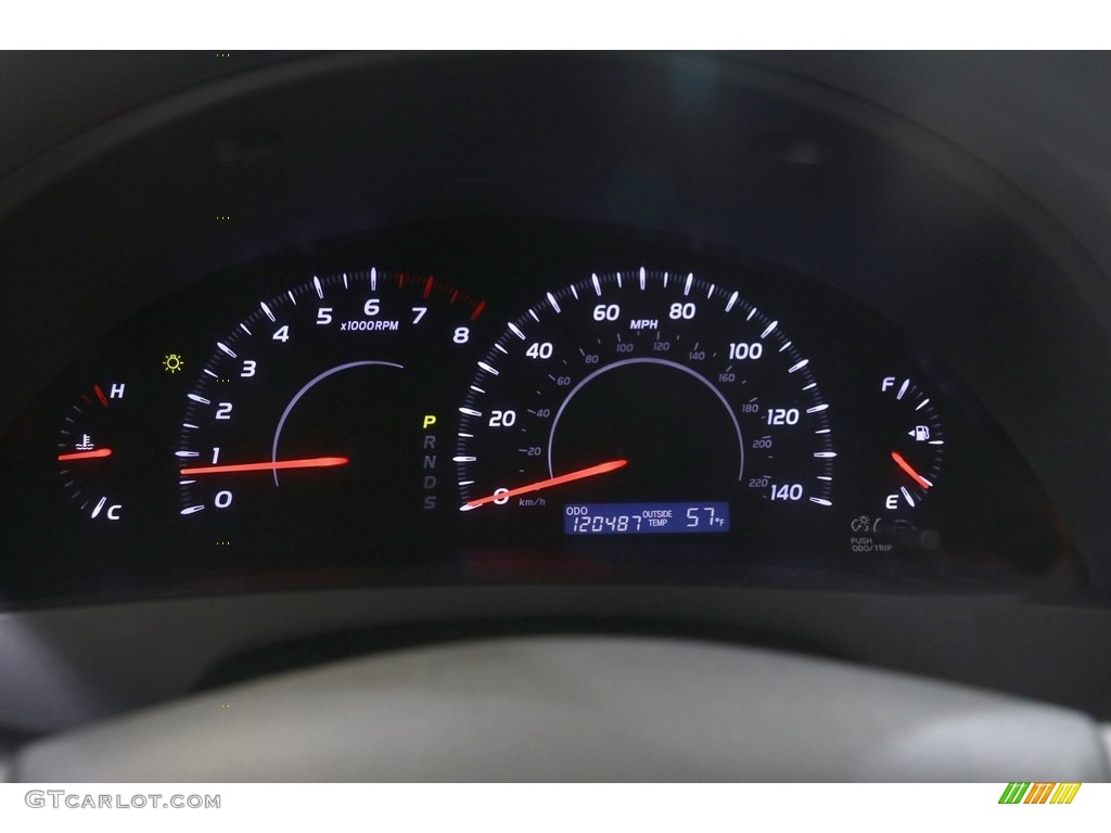 2010 Camry LE - Black / Ash Gray photo #8