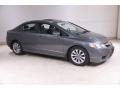 Polished Metal Metallic 2009 Honda Civic EX Sedan