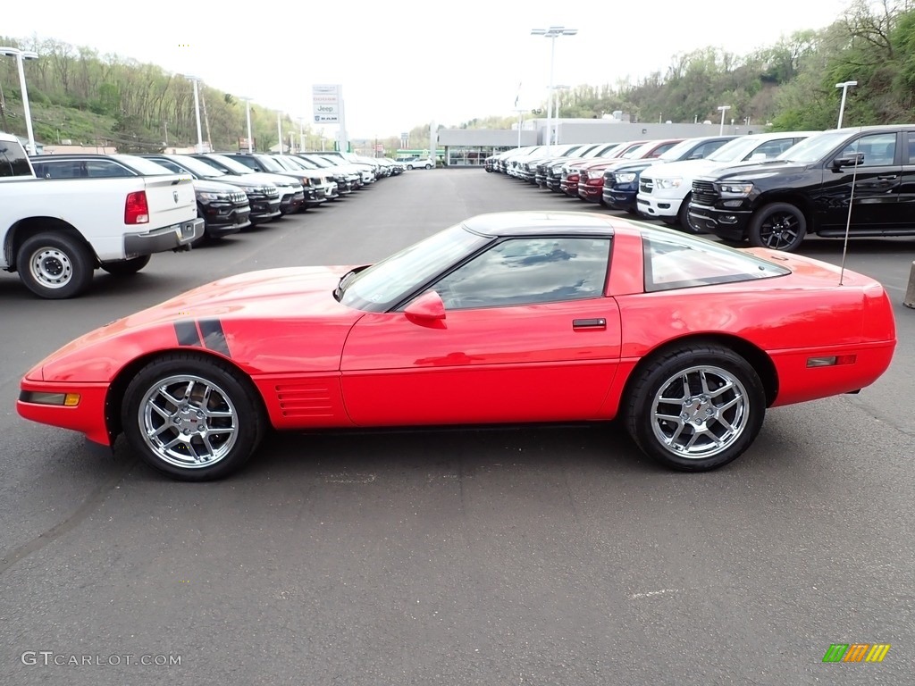 1993 Corvette Coupe - Torch Red / Black photo #2