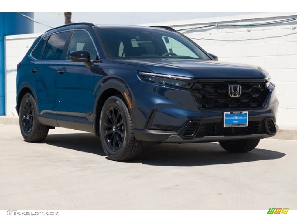Canyon River Blue Metallic 2023 Honda CR-V Sport AWD Hybrid Exterior Photo #145996807