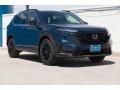Canyon River Blue Metallic 2023 Honda CR-V Sport AWD Hybrid Exterior