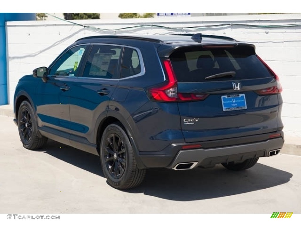 2023 CR-V Sport AWD Hybrid - Canyon River Blue Metallic / Black photo #2