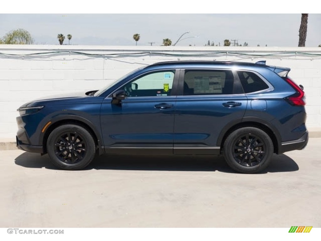 Canyon River Blue Metallic 2023 Honda CR-V Sport AWD Hybrid Exterior Photo #145996904