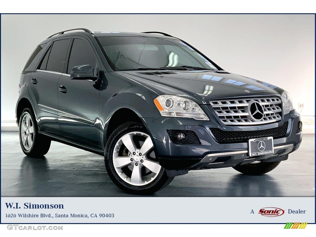 2011 ML 350 - Steel Grey Metallic / Black photo #1