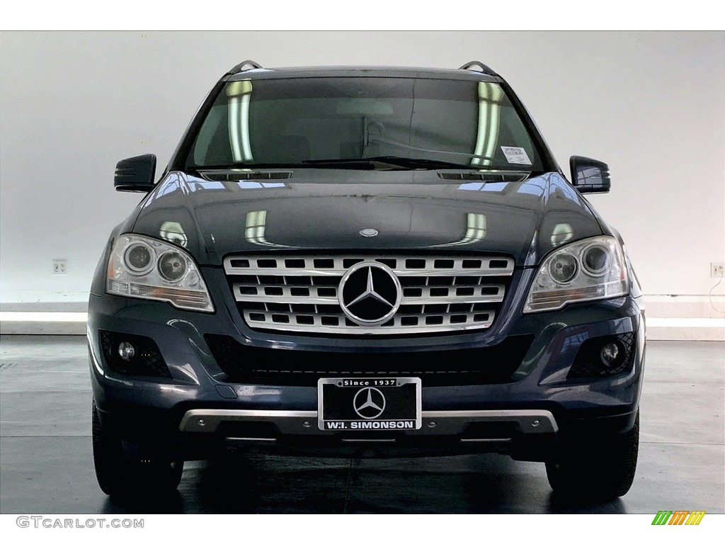 2011 ML 350 - Steel Grey Metallic / Black photo #2