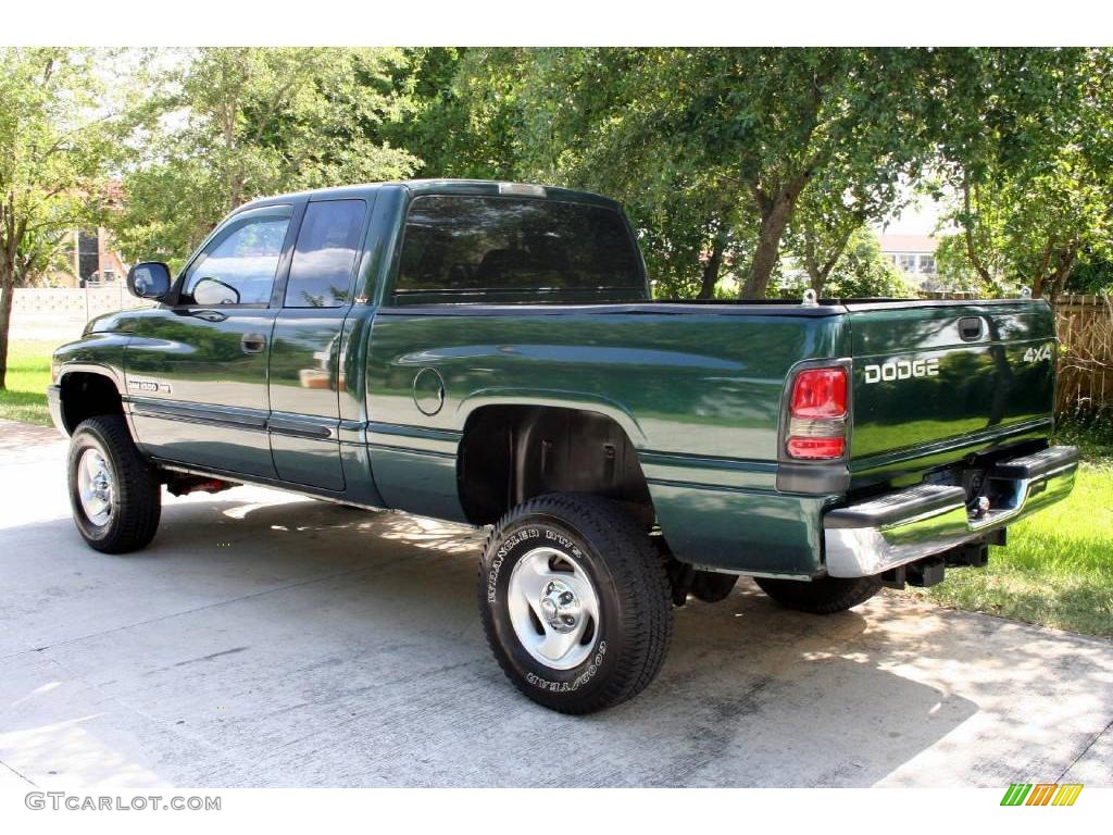 2001 Ram 1500 SLT Club Cab 4x4 - Forest Green Pearl / Mist Gray photo #8