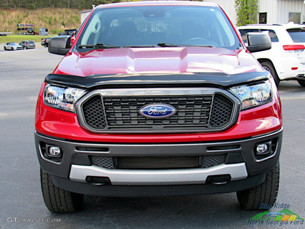 2021 Ranger XLT SuperCrew 4x4 - Rapid Red Metallic / Ebony photo #8