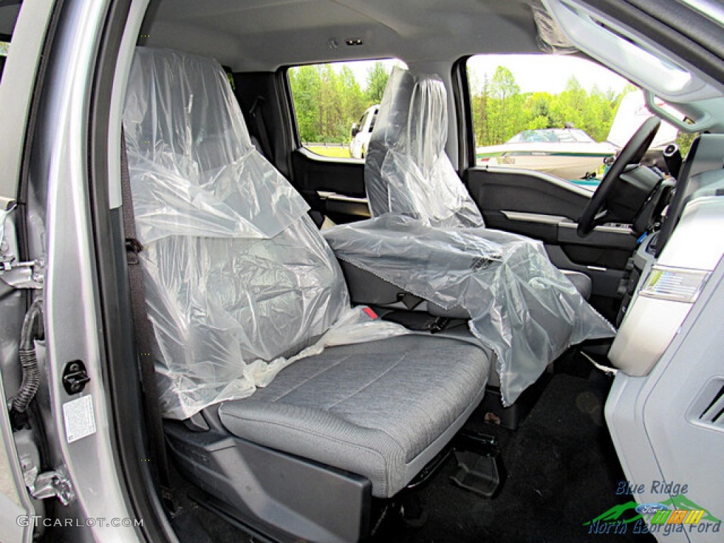 Medium Dark Slate Interior 2023 Ford F250 Super Duty STX Crew Cab 4x4 Photo #145998476