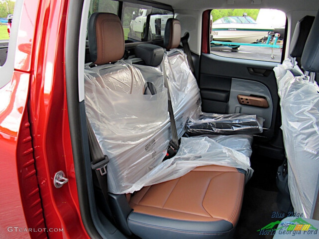 2023 Maverick Lariat AWD - Hot Pepper Red Metallic / Desert Brown photo #13