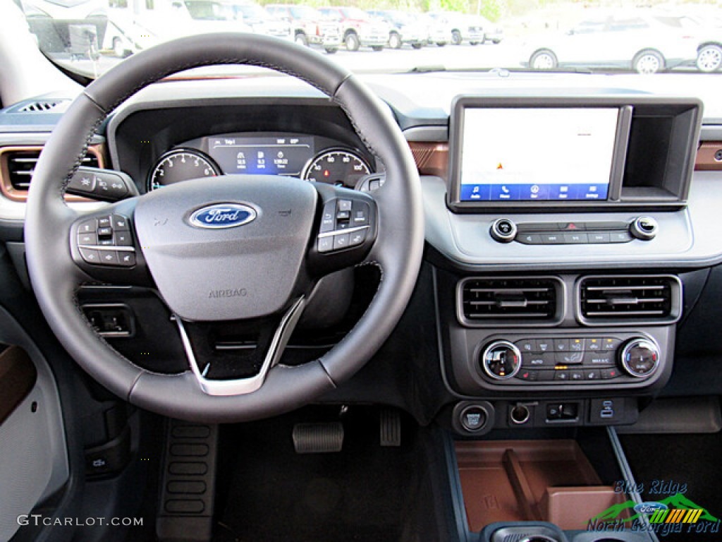 2023 Ford Maverick Lariat AWD Desert Brown Dashboard Photo #145998983