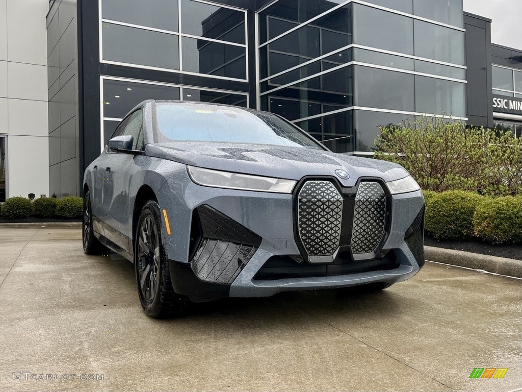 2023 iX xDrive50 - Storm Bay Metallic / Black photo #1