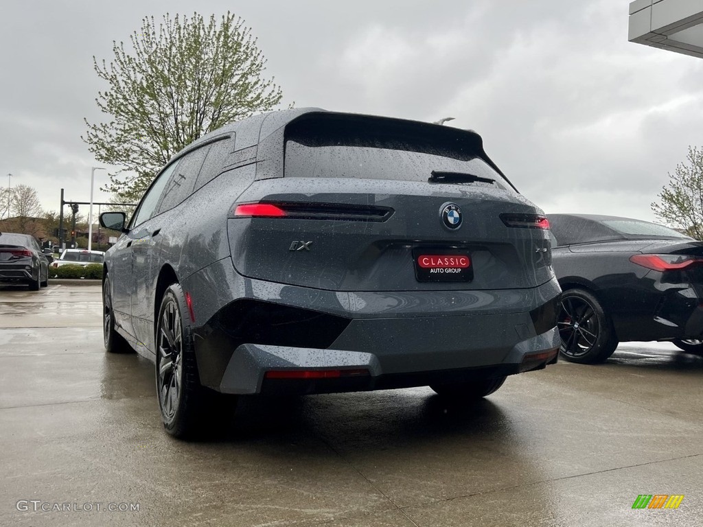 2023 iX xDrive50 - Storm Bay Metallic / Black photo #3