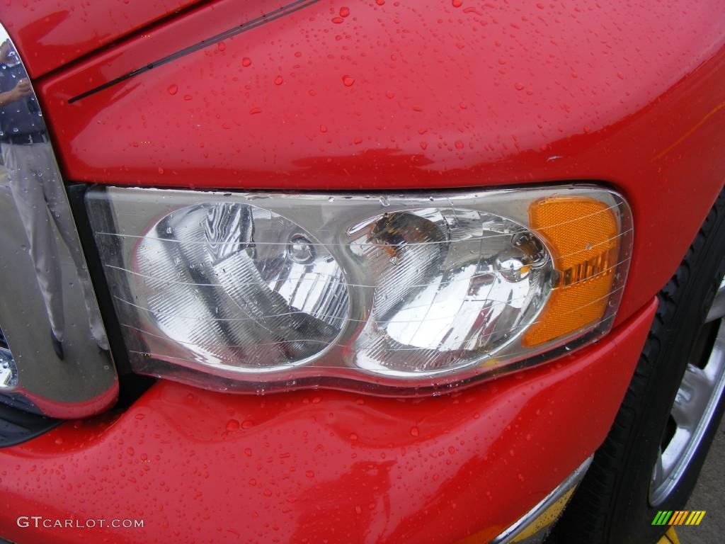2005 Ram 1500 SLT Quad Cab - Flame Red / Dark Slate Gray photo #10