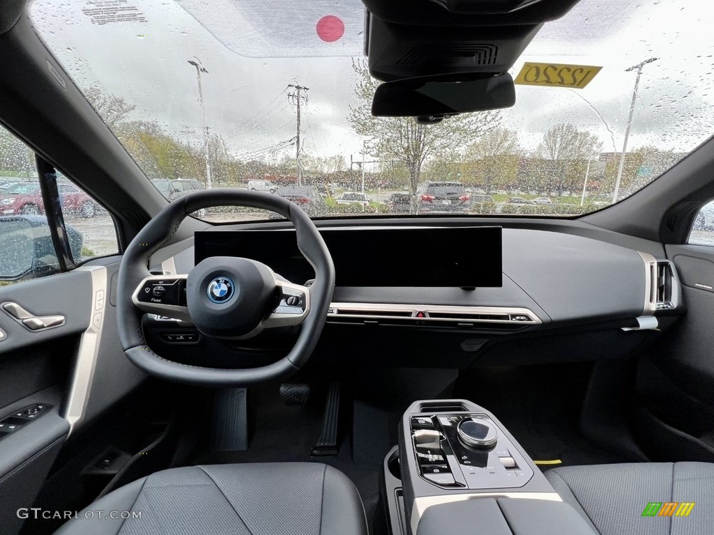 2023 iX xDrive50 - Storm Bay Metallic / Black photo #7