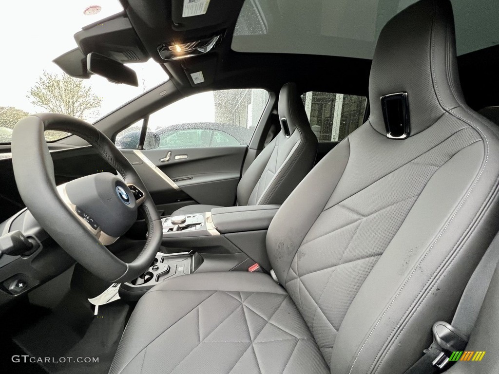2023 iX xDrive50 - Storm Bay Metallic / Black photo #8
