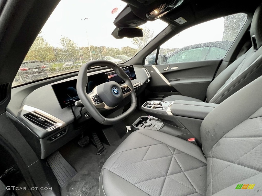 2023 iX xDrive50 - Storm Bay Metallic / Black photo #9